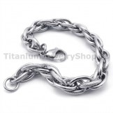Mens Titanium Bracelet 19214