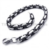 Mens Black Titanium Bracelet 19291
