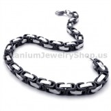 Mens Black Titanium Bracelet 19291