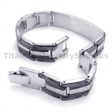 Mens Titanium Bracelet 19333