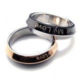 Mens titanium rings