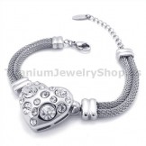 Womens Titanium Bracelet with Diamonds 19350
