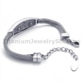 Womens Titanium Bracelet with Diamonds 19353