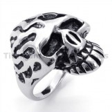 Titanium Skull Ring 19228