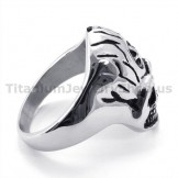 Titanium Skull Ring 19229