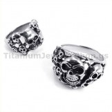 Skull Titanium Ring 19237