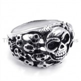Skull Titanium Ring 19237