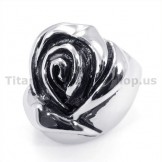 Flower Titanium Ring 19246
