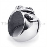 Flower Titanium Ring 19246
