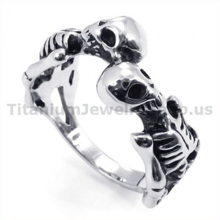 Skull Titanium Ring 19251