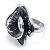 Flower Titanium Ring 19254
