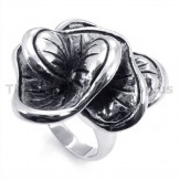 Flower Titanium Ring 19254