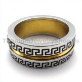Gloden Titanium Ring 19273