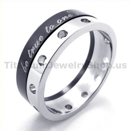 Black Titanium Ring 19279