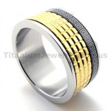 Gloden Titanium Ring 19292