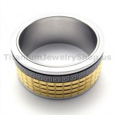 Gloden Titanium Ring 19292