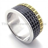 Black Titanium Ring 19293