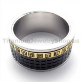 Black Titanium Ring 19293
