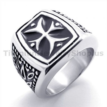 Cross Titanium Ring 19294