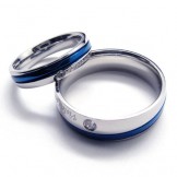 Mens titanium rings