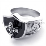 Cross Titanium Ring 19296
