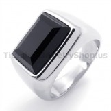 Titanium Ring with Zircon 19308