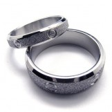 Mens titanium rings