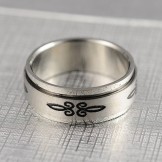 Men's titanium ring
