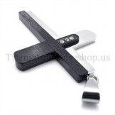 two layers bible fashion titanium cross pendant 19707