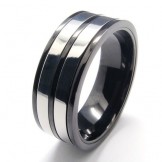 Mens titanium rings