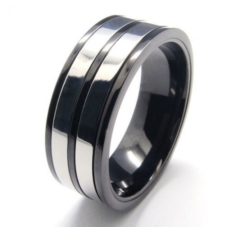 Mens titanium rings