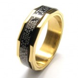 Mens titanium rings