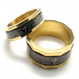 Mens titanium rings