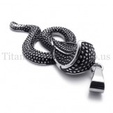 black King Cobra titanium pendant 20080