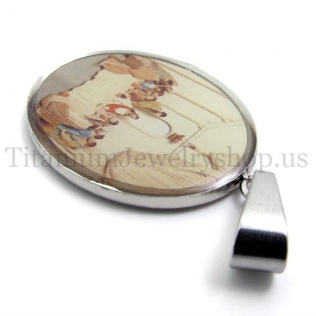 bible series titanium pendant 20089
