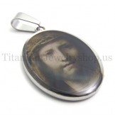 Jesus series titanium pendant 20092