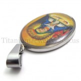 Madonna and Jesus Series titanium pendant 20093