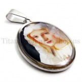 Madonna Series titanium pendant 20094