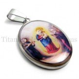 Christmas series titanium pendant 20098