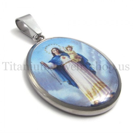 Christmas series titanium pendant 20100