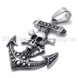 Anchor of pirate ship titanium pendant 20116