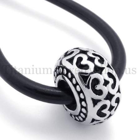 drum model fortunate bead titanium pendant 20125