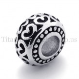 drum model fortunate bead titanium pendant 20125