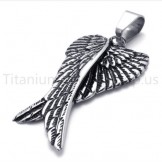 2012 New Classical Devil Wing Titanium Pendant 20117