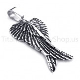 2012 New Classical Devil Wing Titanium Pendant 20117
