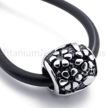2012 New Classical Printed Pattern Titanium Pendant 20126