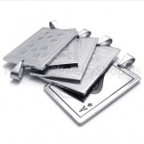 2012 New Silvery Playing Cards Titanium Pendants 20169