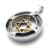 2012 New Hexagram Titanium Pendant 20254