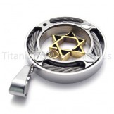 2012 New Hexagram Titanium Pendant 20254