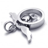 2012 New Lovely Silvery Titanium Pendant 20285